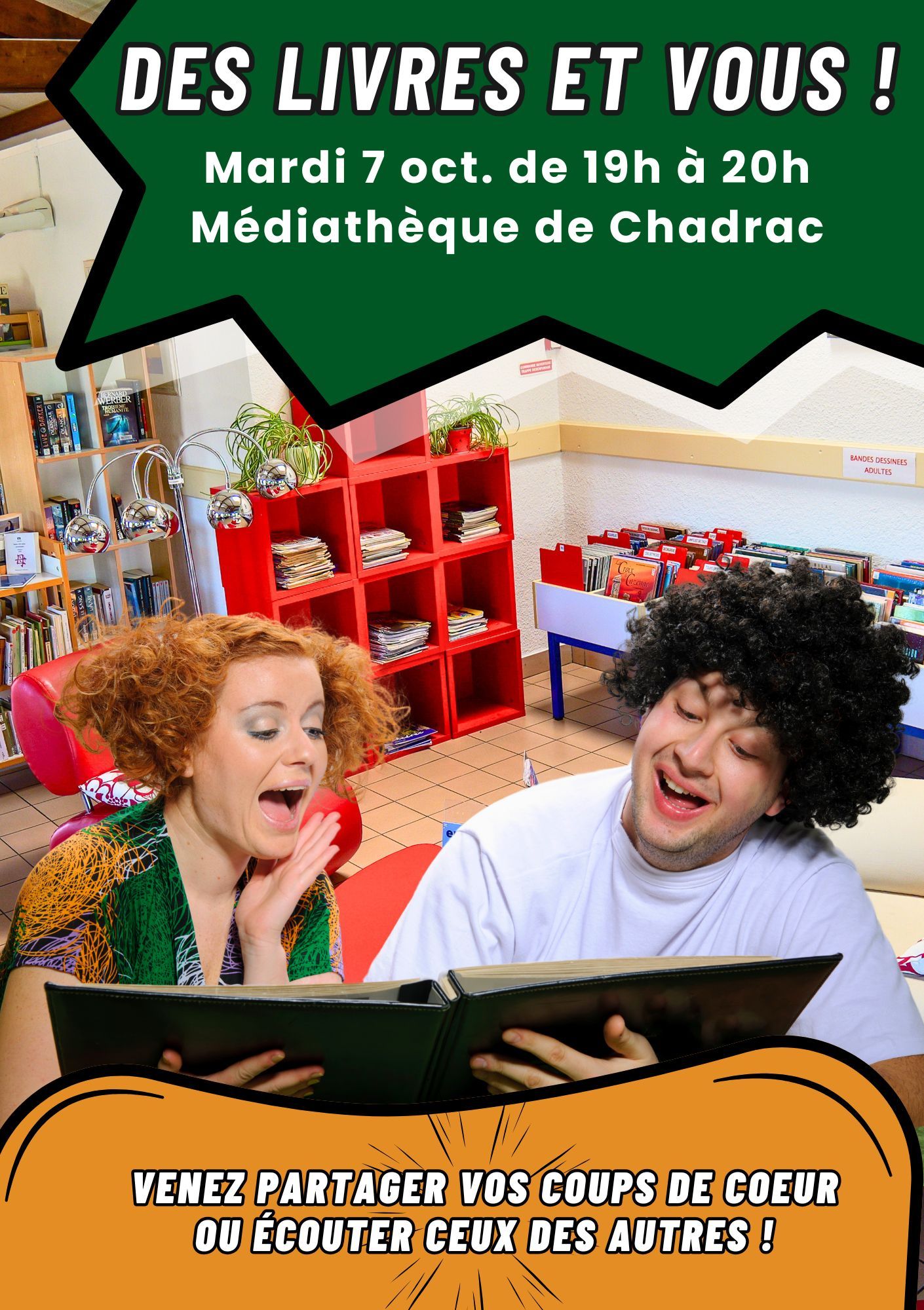 Flyer Des livres et vous sept